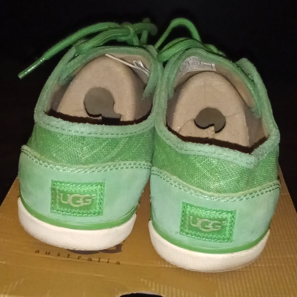 UGG Hally Women's Green Fashion Sneakers - Picture 3 of 5